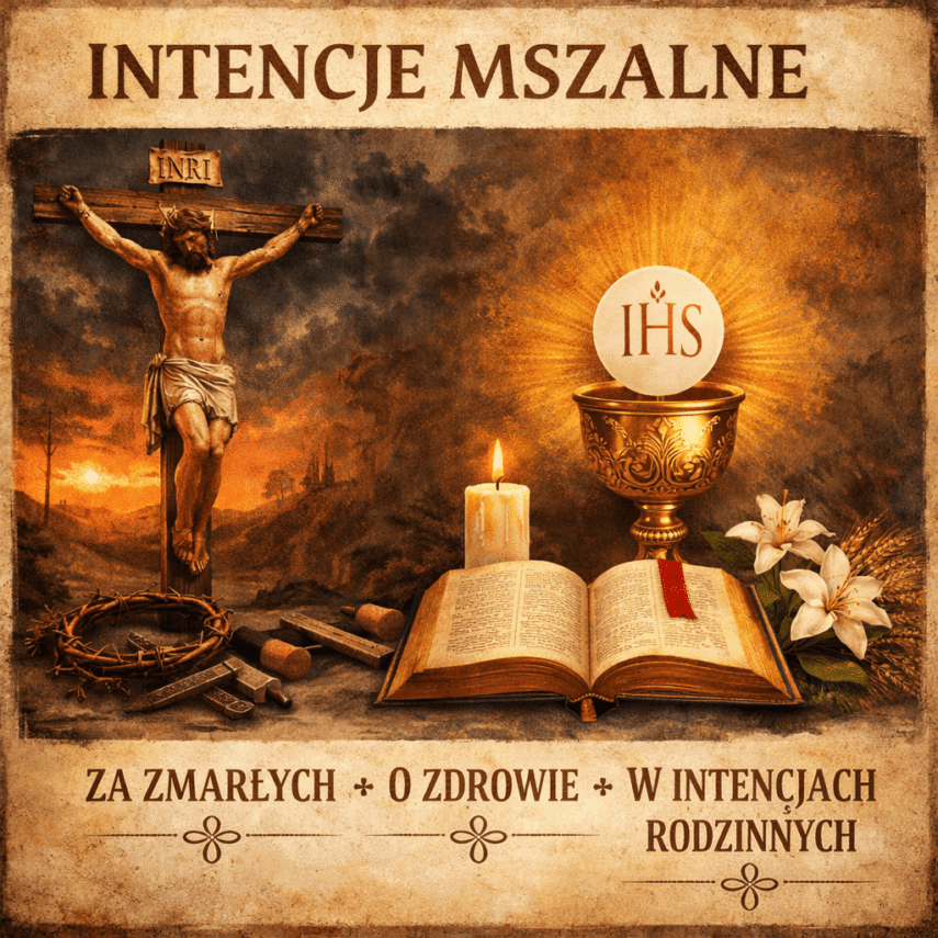    Intencje mszalne od 31.03.2026 r.