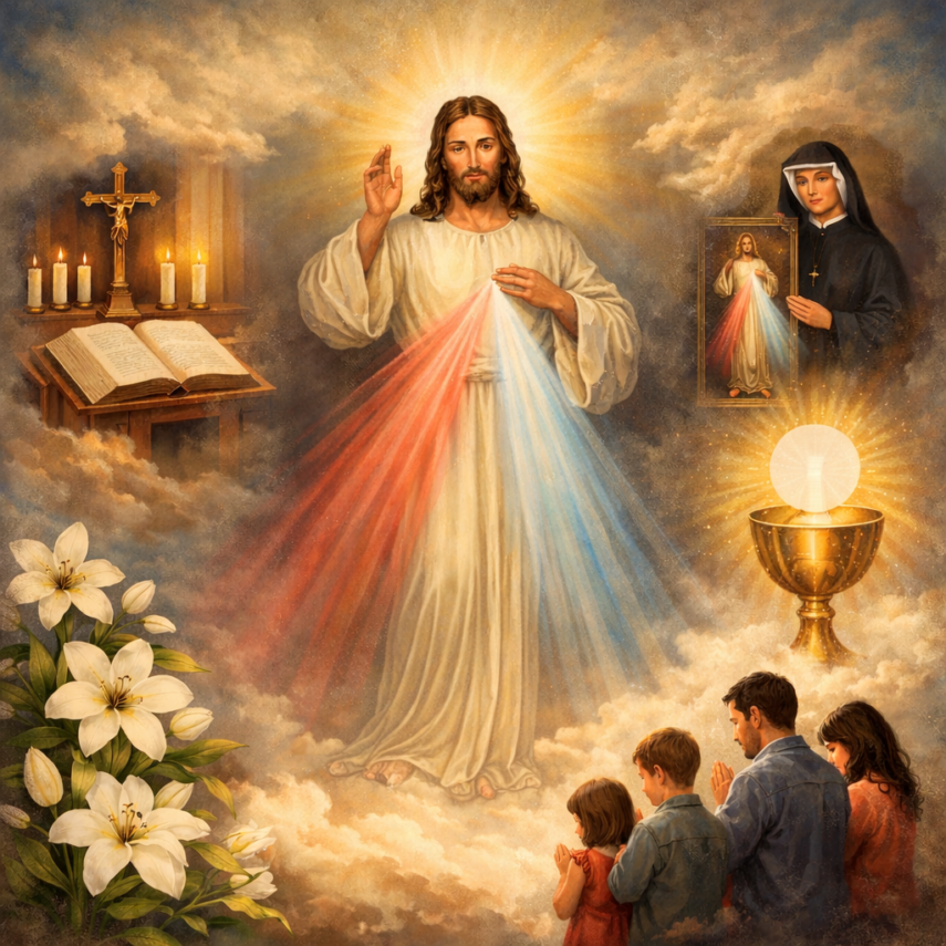 NIEDZIELA  12.04 – NIEDZIELA MIŁOSIERDZIA BOŻEGO